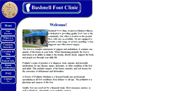 Desktop Screenshot of bushnellfootclinic.com